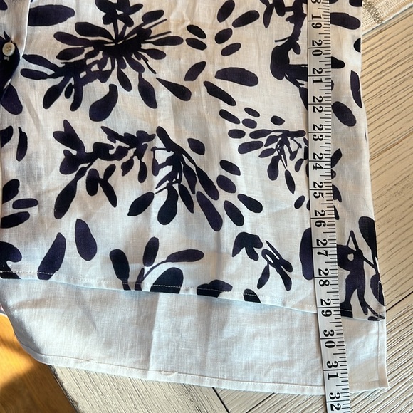 MARE ST BARTH 💯 LINNEN BUTTON DOWN SHIRT/DRESS Sz 42 or M - Picture 10 of 10